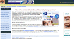 Desktop Screenshot of find-colored-contact-lenses.com